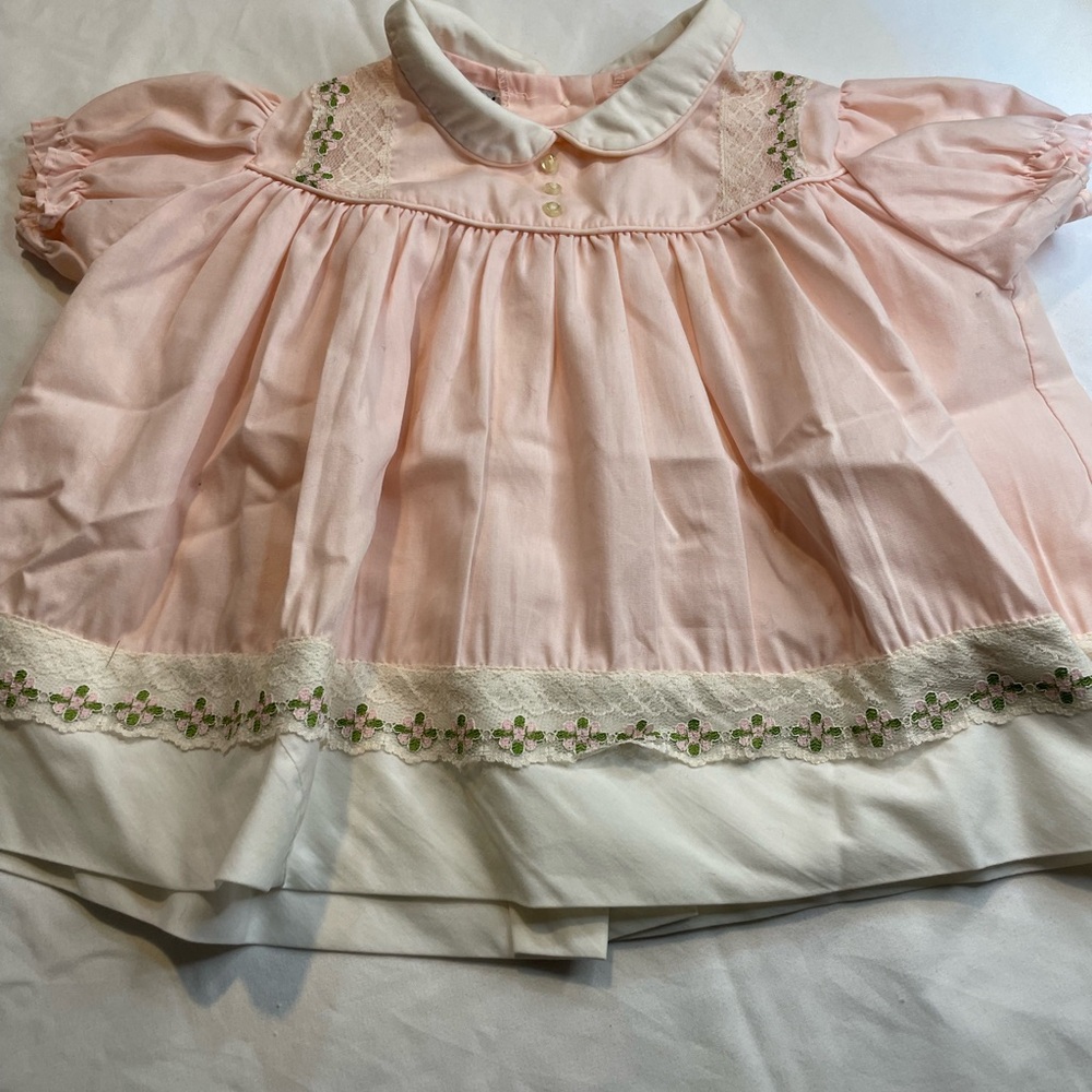 Pink and White baby girl Top